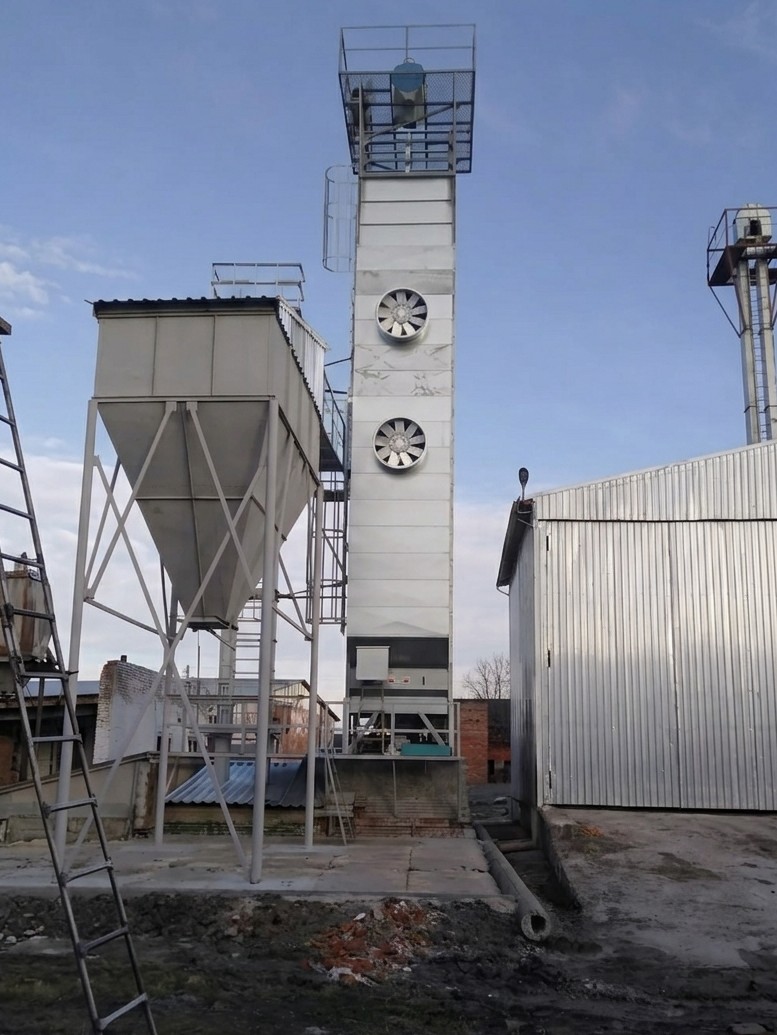 Зерносушильний комплекс на біопаливі в Харківської області