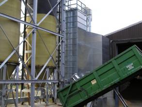 Perry grain intake pit Topcliffe Grange