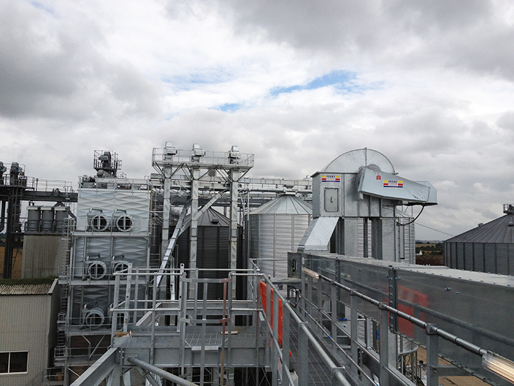 Perry 150 tph grain cleaner Cannington Aspirator