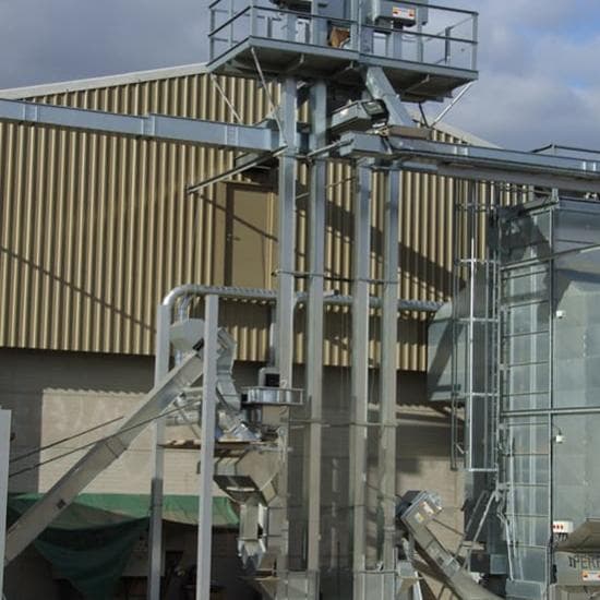 Perry recirculating bucket elevators