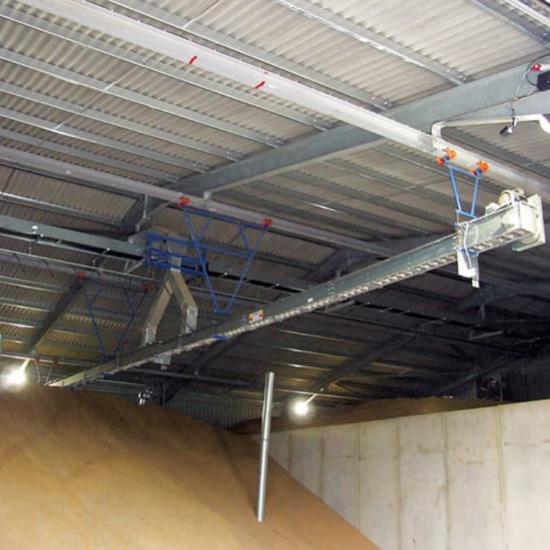 Perry grain store filling conveyors