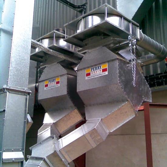 Perry twin aspirator pre-cleaner