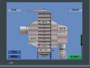 Perry drier moisture control