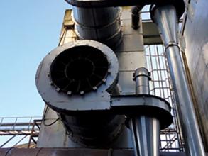 Perry axial fan dust control