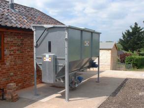 Perry biomass hopper