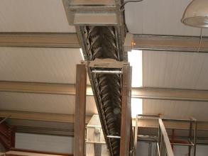 Perry chevron belt conveyor