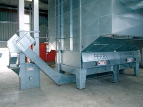 Perry dryer unloading conveyors