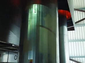 Perry grain drier heat source