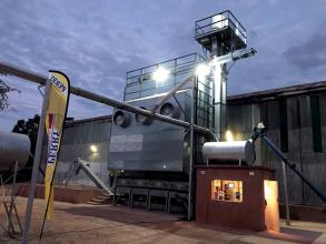 Perry grain drying in Africa