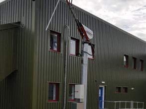 Perry grain sampling at docks