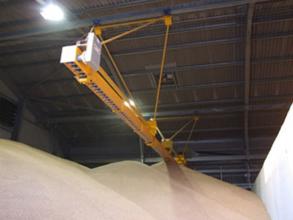 Perry grain shed filling conveyors