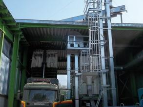 Perry indoor and outdoor bucket elevators