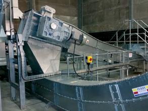 Perry industrial curved conveyor