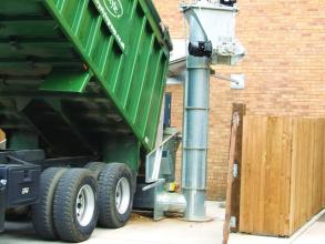 Perry Woodchip lorry unloading