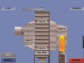Perry drier moisture control