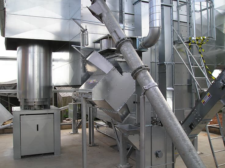 Perry of Oakley 150 tph grain cleaner Cannington Aspirator